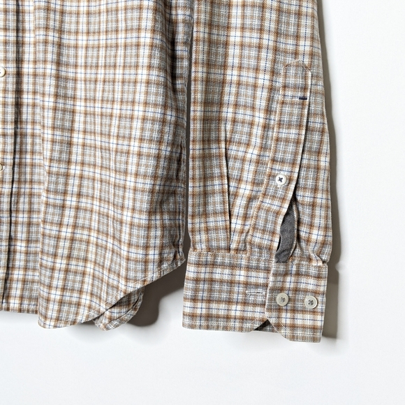 Banana Republic Luxe flannel button down - Picture 6 of 8